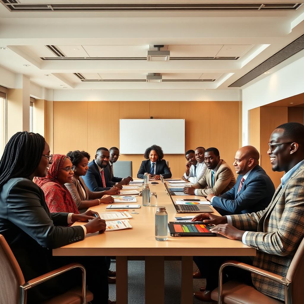 SCDI executive council and members during a quarterly strategy meeting